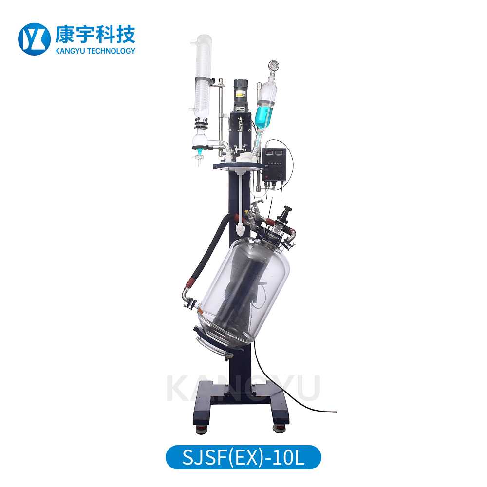 升降/旋轉(zhuǎn)雙層玻璃反應釜SJS212-10L